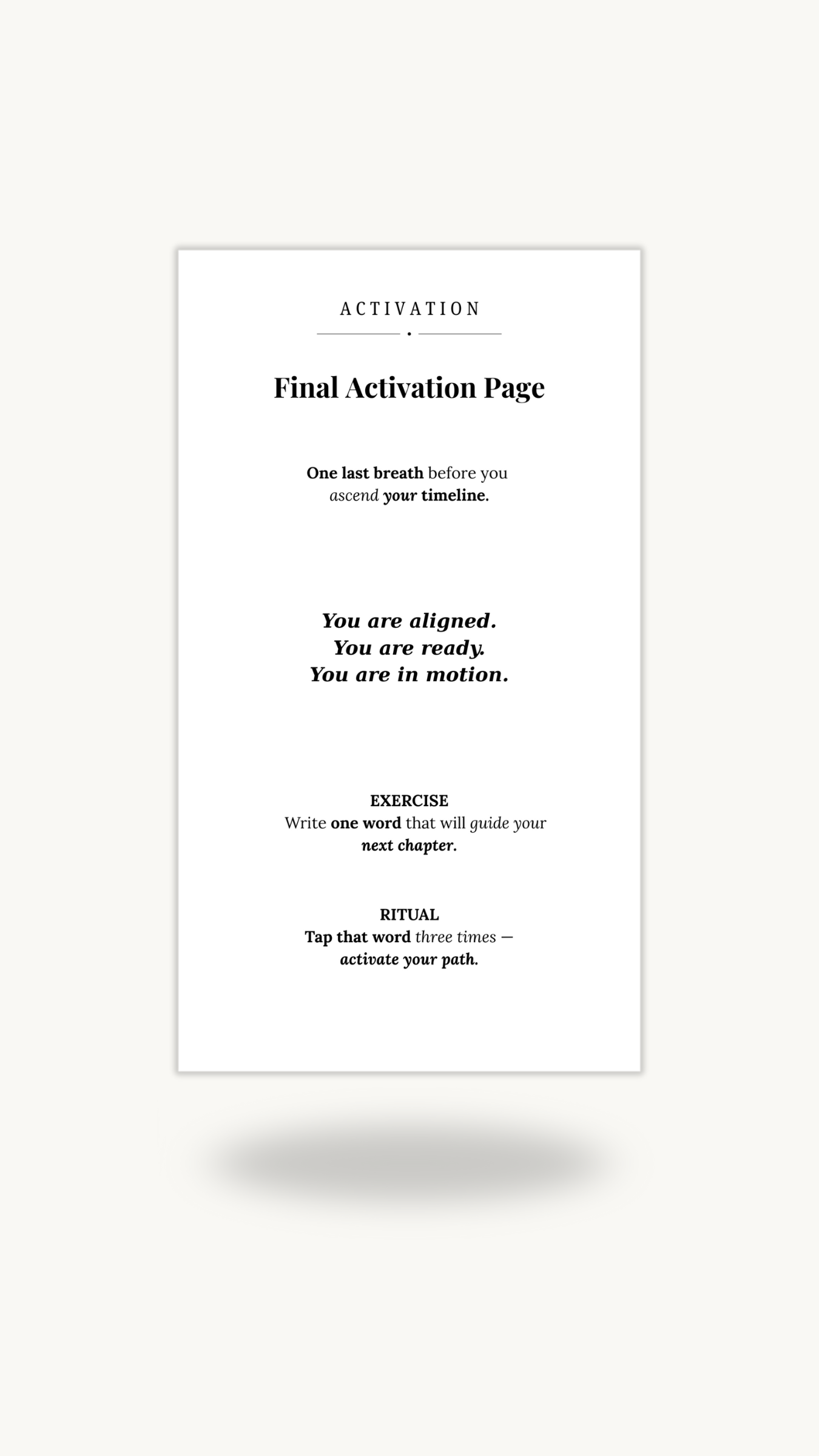 Activate Your Lifepath - Digital Guided Journal