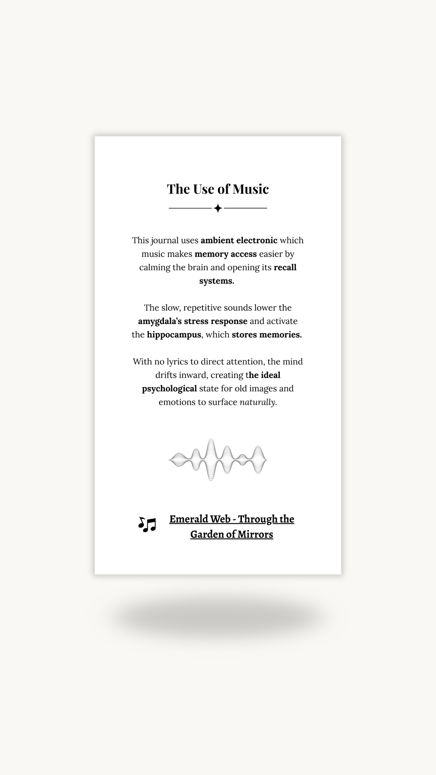 Your Origin Self - Mobile Journal