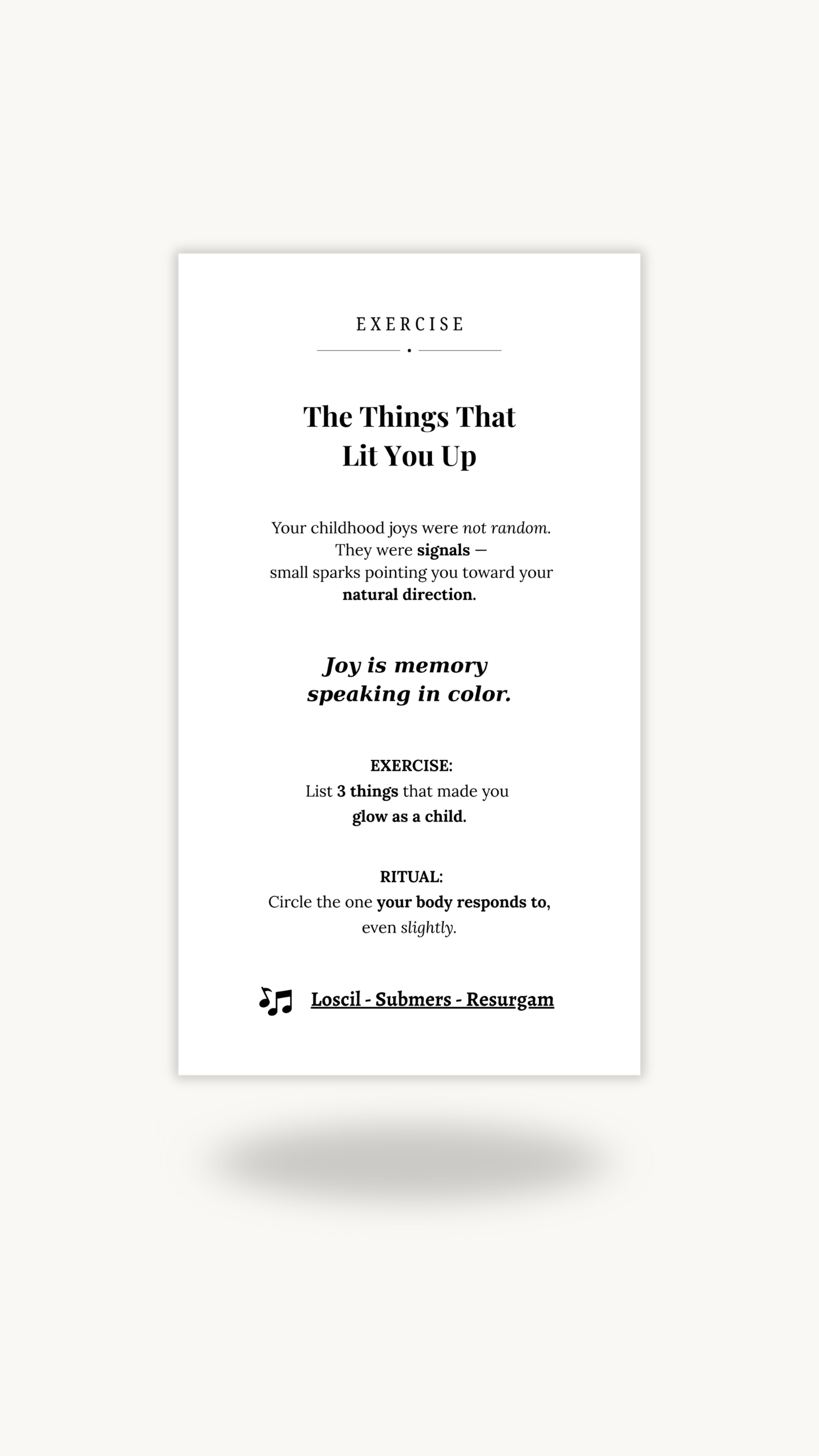 Your Origin Self - Mobile Journal